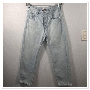 Citizens Of Humanity Light Wash High Rise Straight Leg Denim RN# 109670 Sz 26
